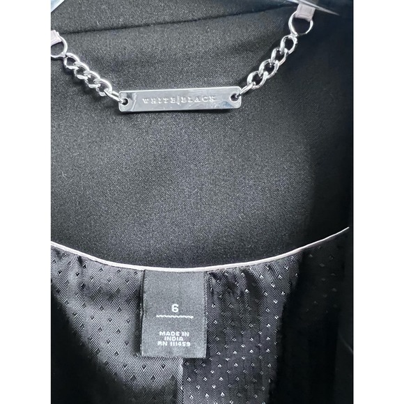 White House Black Market Black Tuxedo Jacket Size 6 - Picture 7 of 17